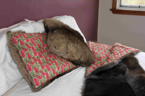 Wallaby Fur Cushion Covers